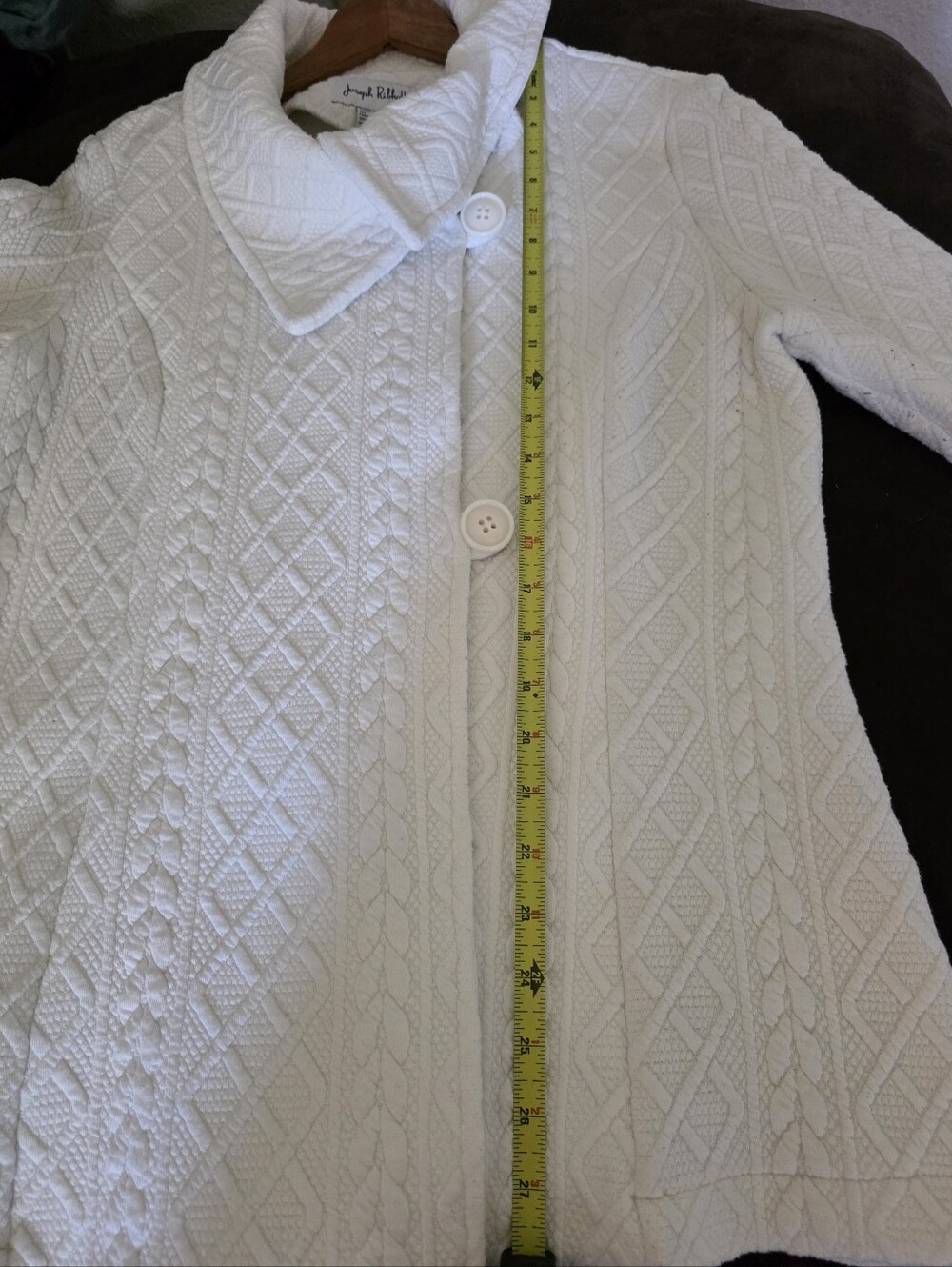 Joseph Ribkoff Off-White Textured Jacket - Picture 6 of 8